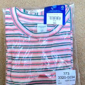 Girls long three quarter length sleeve shirt. Brand new never opened.